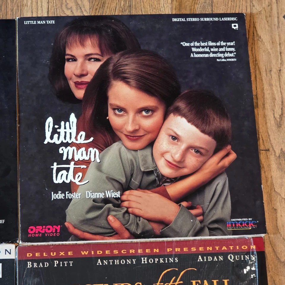 Laserdisc Lot Client, Little Man Tate, Philadelphia, Legends of the Fall, Ghost Foto 3 de 4
