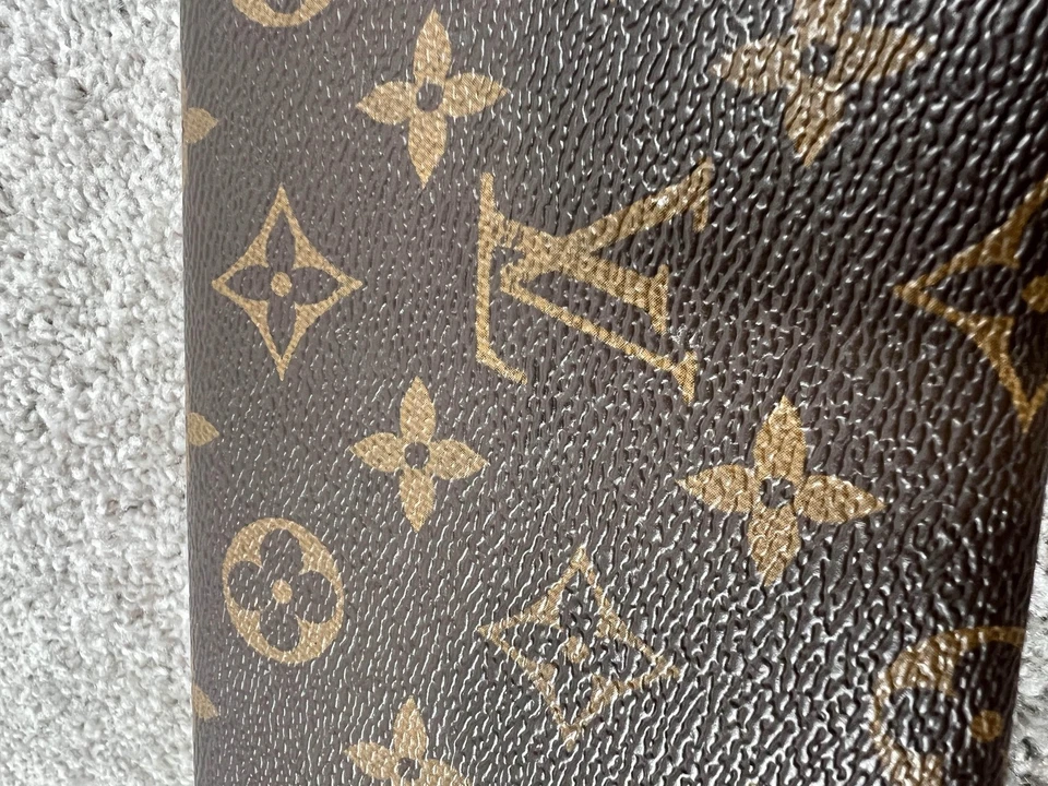 Louis Vuitton Monogram Canvas Long Wallet Brown Zip Clutch Card Holder - Image 4 of 4