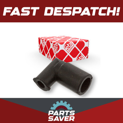 Crank Case Breather Pipe Hose fits MERCEDES 250 S124, W124 2.5D 85 to 93 Febi
