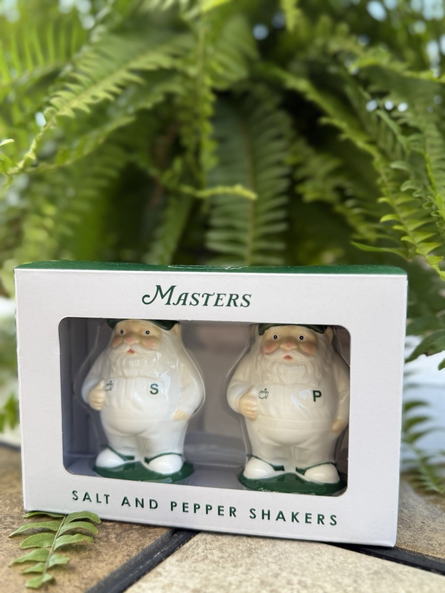 2026 Augusta National MASTERS golf Gnome Salt & Pepper Shakers NEW