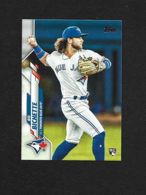2020 Topps Series 1 Bo Bichette Rookie Card #78 - Toronto Blue Jays