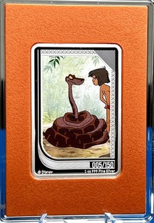 2024 Agoro DISNEY Classics Trading Coin KAA Jungle Book Topazio 1 oz BASSO #5