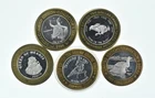Lot 5 $10 Silver Strike Casino Rounds 3 T Oz .999 1 *411