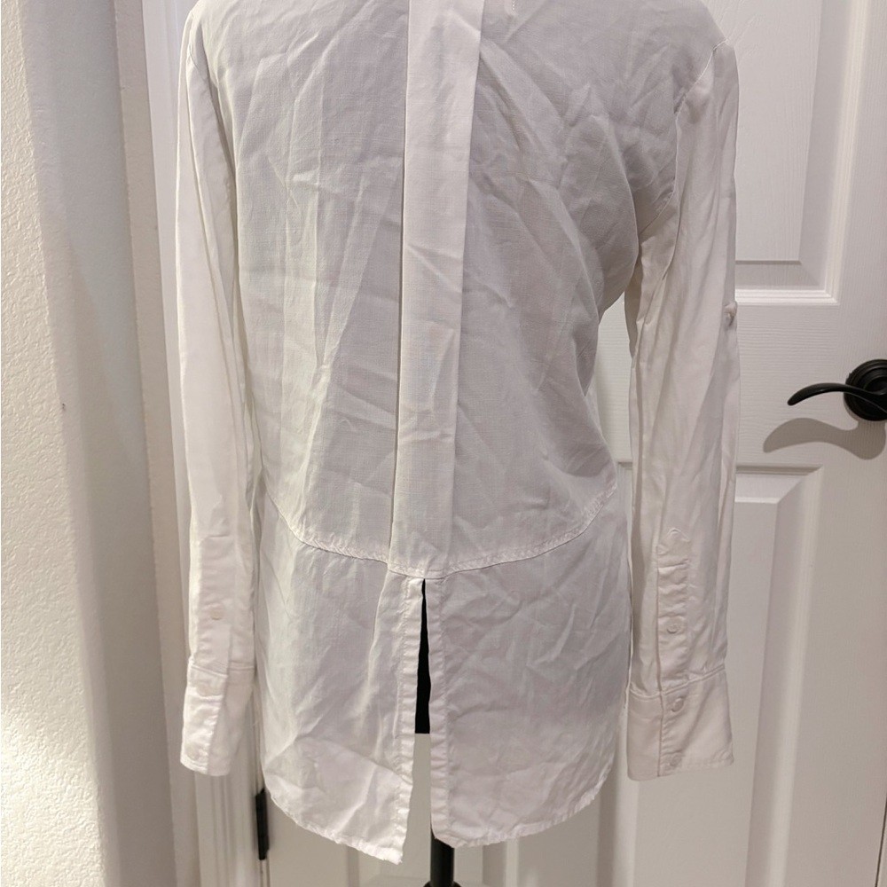 Bella Dahl Split Back Button Down White Size XS - image 5