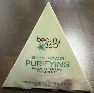 360 Beauty Enzyme Powder Purifying Facial Cleansing Treatments New Lot of 10