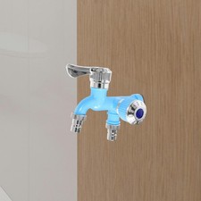  Washing Machine Tap Universal Double Outlet Bathroom Sink Aerator
