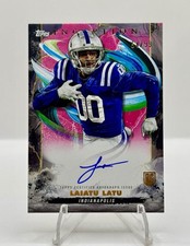 LAIATU LATU 2024 Topps Inception Rookie Magenta ON CARD AUTO Colts RC /99 MINT. rookie card picture