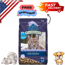 Natural Adult Dry Cat Food, High-Protein and Grain-Free Diet, Supports Healthy