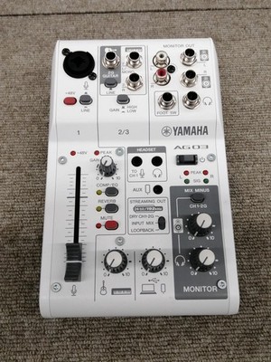 YAMAHA AG03MK2 Audio Interface USB Mixer Compact Ready to Studio Use