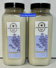 Bath  Body Works Aromatherapy Lavender  Vanilla Luxe Bath set of 2