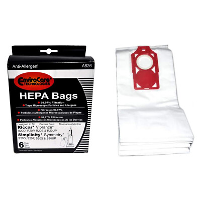 HEPA Bag made Fits For Simplicity Fits For Riccar Symmetry Vibrance S20S S20D S2