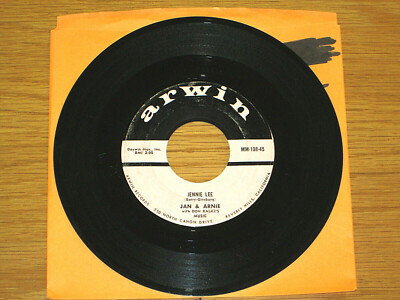 ROCK + ROLL 45 RPM - JAN & ARNIE - ARWIN 108 - 