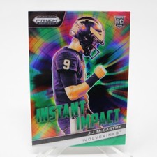 J.J. McCarthy RC Instant Impact Prizm Card 2024 Panini Prizm Draft Picks #ll-JJM