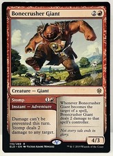 Bonecrusher Giant // Stomp (Promo Pack) [Throne of Eldraine Promos]