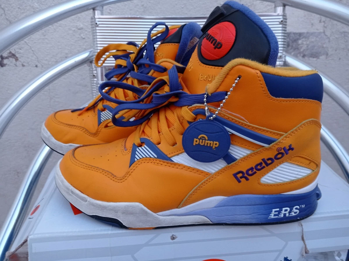 RETRO VTG REEBOK PUMP OMNI ZONE MID SZ 7 (39) BASKETBALL LAKERS