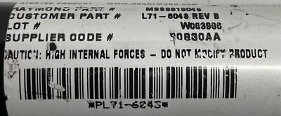 L71-6043 Genuine Paccar Hood Strut OEM - New | eBay