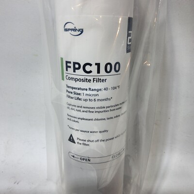 Ispring fpc100 composite water filter in package fridge rcd reverse osmosis