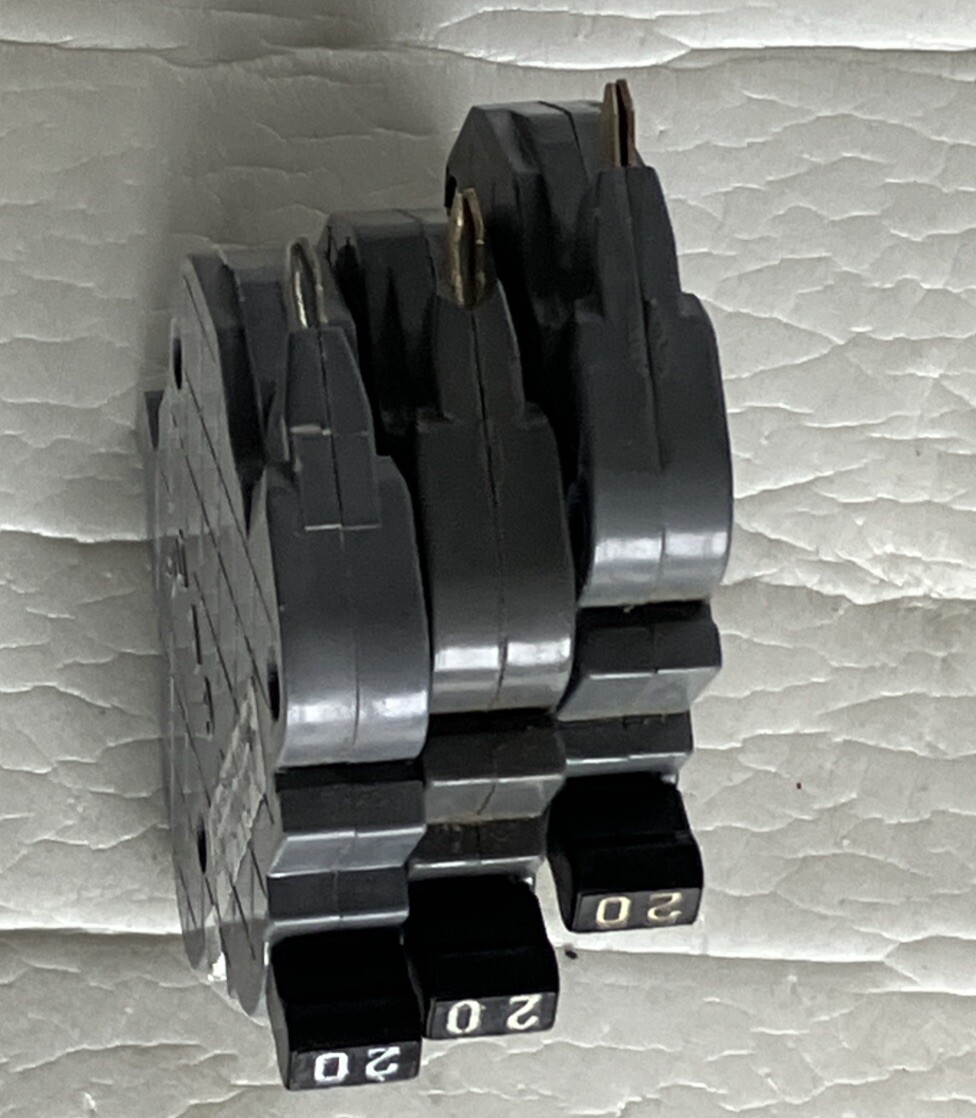 Connecticut Electric UBIF020N UBIF-020N Federal Pacific NC120 NC20 20A Gray