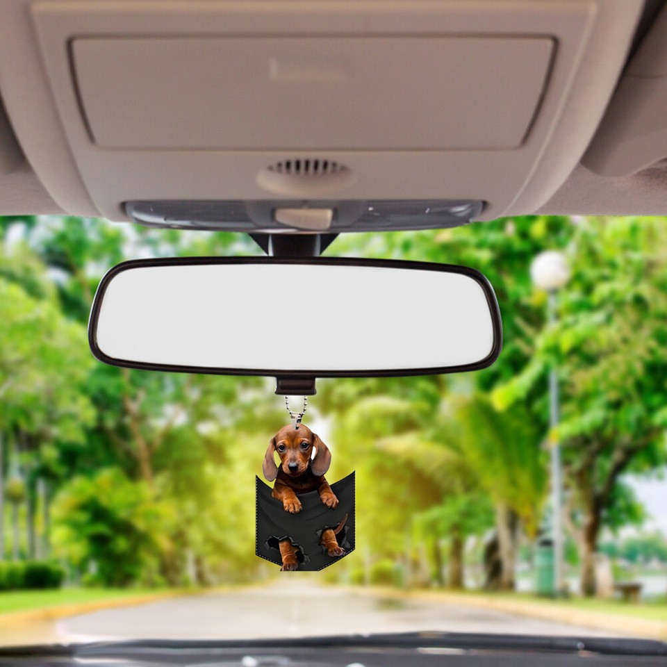 Ciondolo Auto Bulldog Divertente - Ornamento Per Specchietto Retrovisore In Resina | Idea Regalo Per Amanti Degli Animali - Foto 10