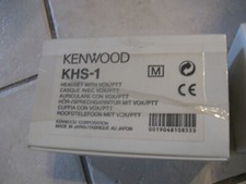NEW Kenwood Single Sided Headset Push to Talk VOX PTT model - KHS-1