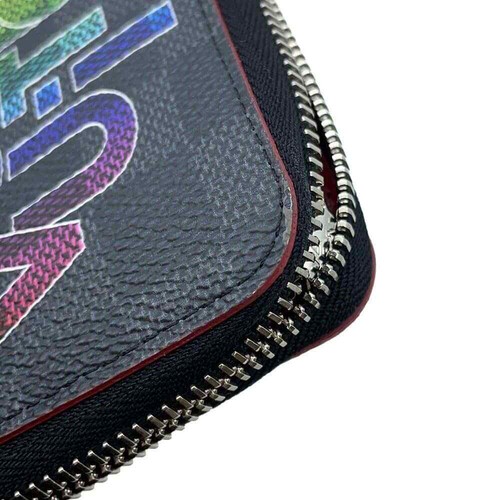 LOUIS VUITTON Zippy wallet Vertical Damier Graphite/Print Rouge/Multicolor N... - Picture 8 of 12