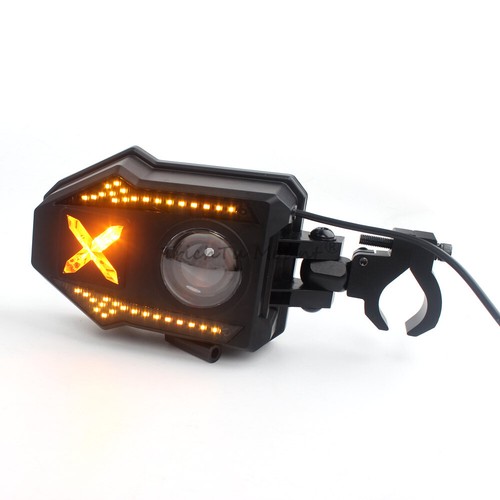 Rearview Side Mirrors w/Amber Turn Signals for Can-Am Maverick X3 1.85" Roll Bar - Bild 23 von 24