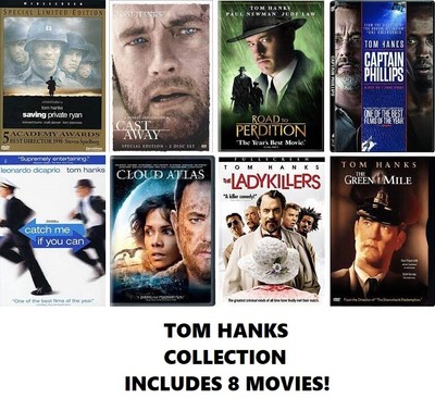 Tom Hanks 8 Film Collection Dvd Saving Private Ryan Cast Away The Green Mile Ebay