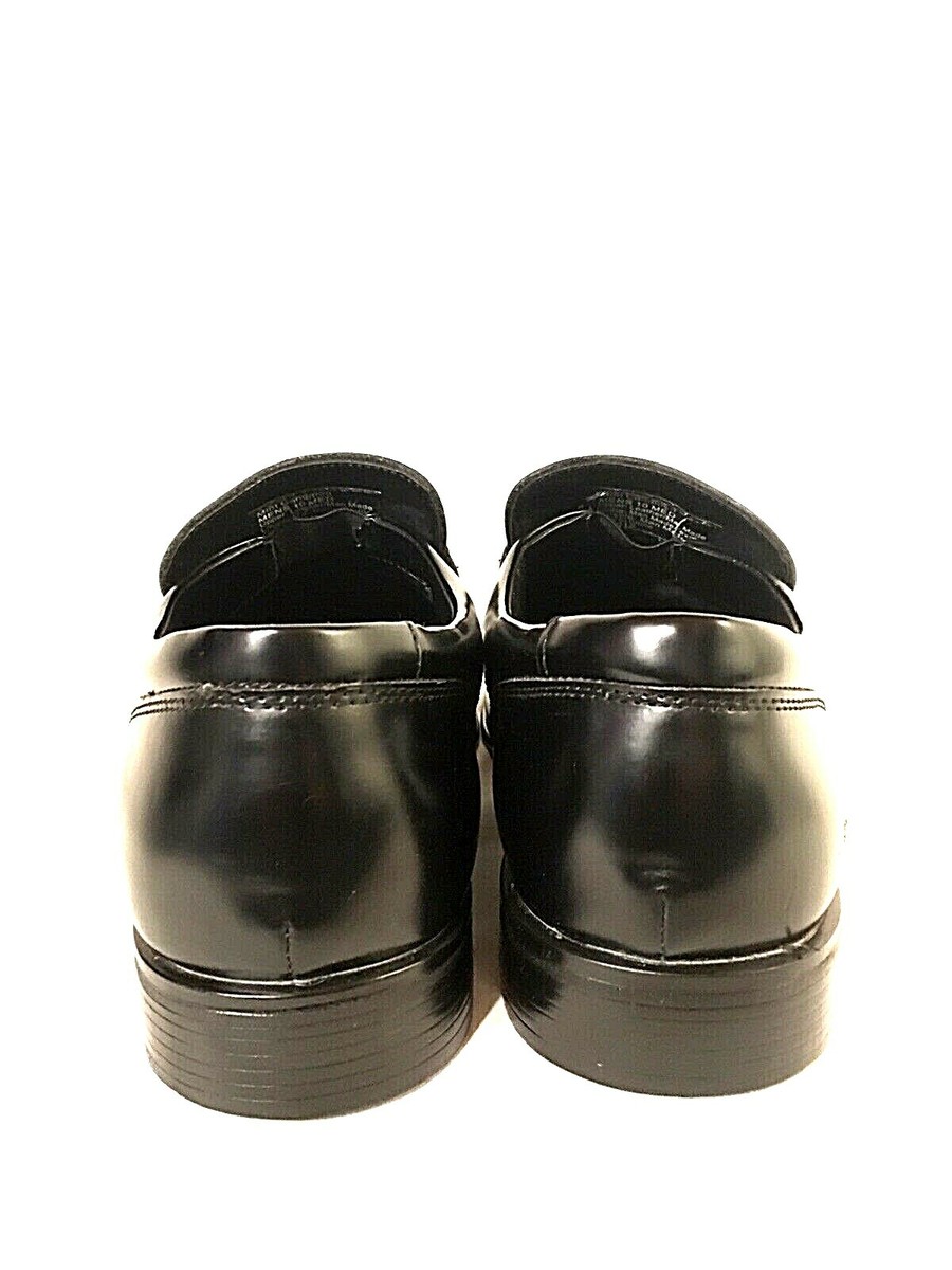 Kenneth Cole ~ Men’s Black Leather Black Horsebit Slip On Shoes size 9M Kenneth Cole Reaction Mens Horsebit Slip On Black Loafers  main image 3
