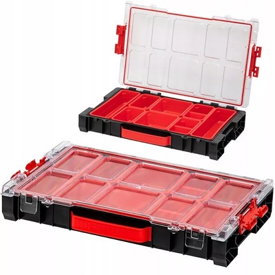 Werkzeugkoffer Organizer Qbrick System Pro 100 Schwarz/Rot