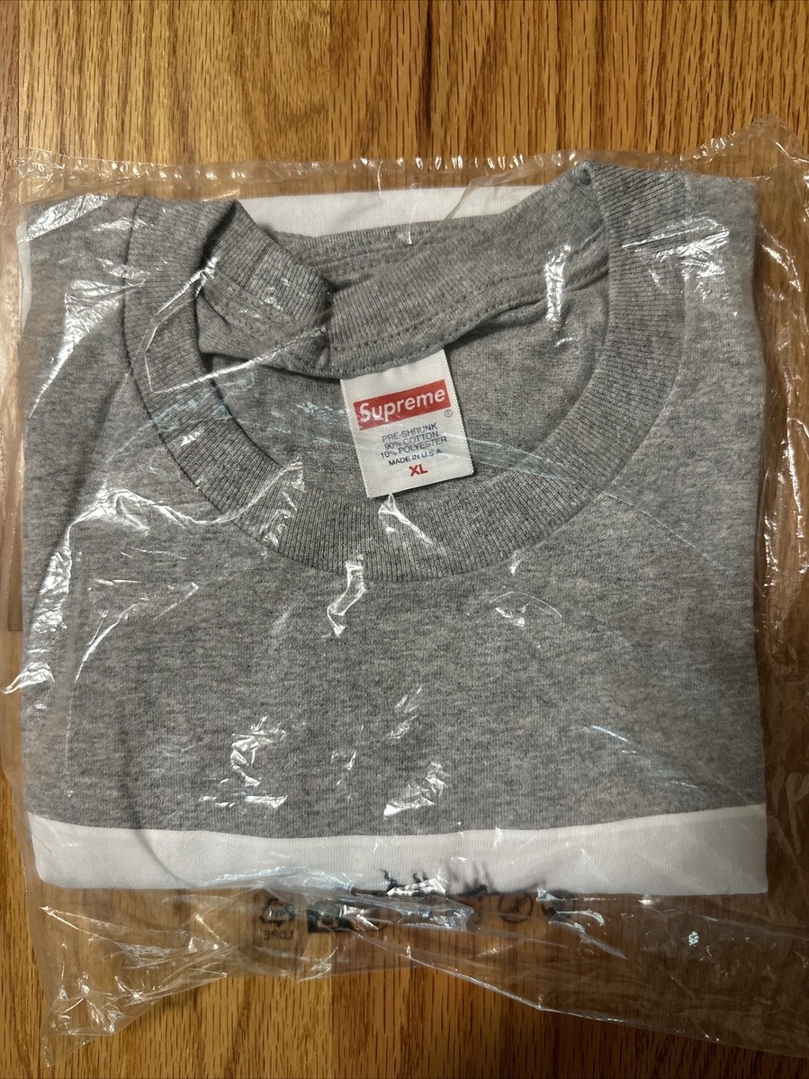 SUPREME NBA YOUNGBOY PHOTO TEE GREY/ SIZE XL/ FW23 WEEK 1