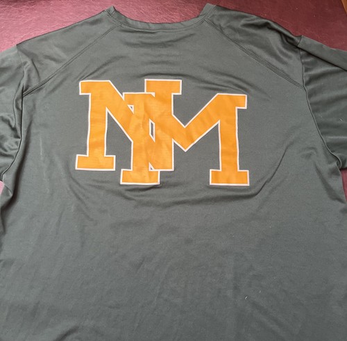 New Mexico Outlaws Baseball Jersey Shirt - Green by Badger Size XL - Picture 4 of 5