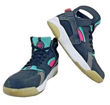 Nike Air Flight Huarache South Beach Black Pink Light Youth Size 6.5Y 705281-003