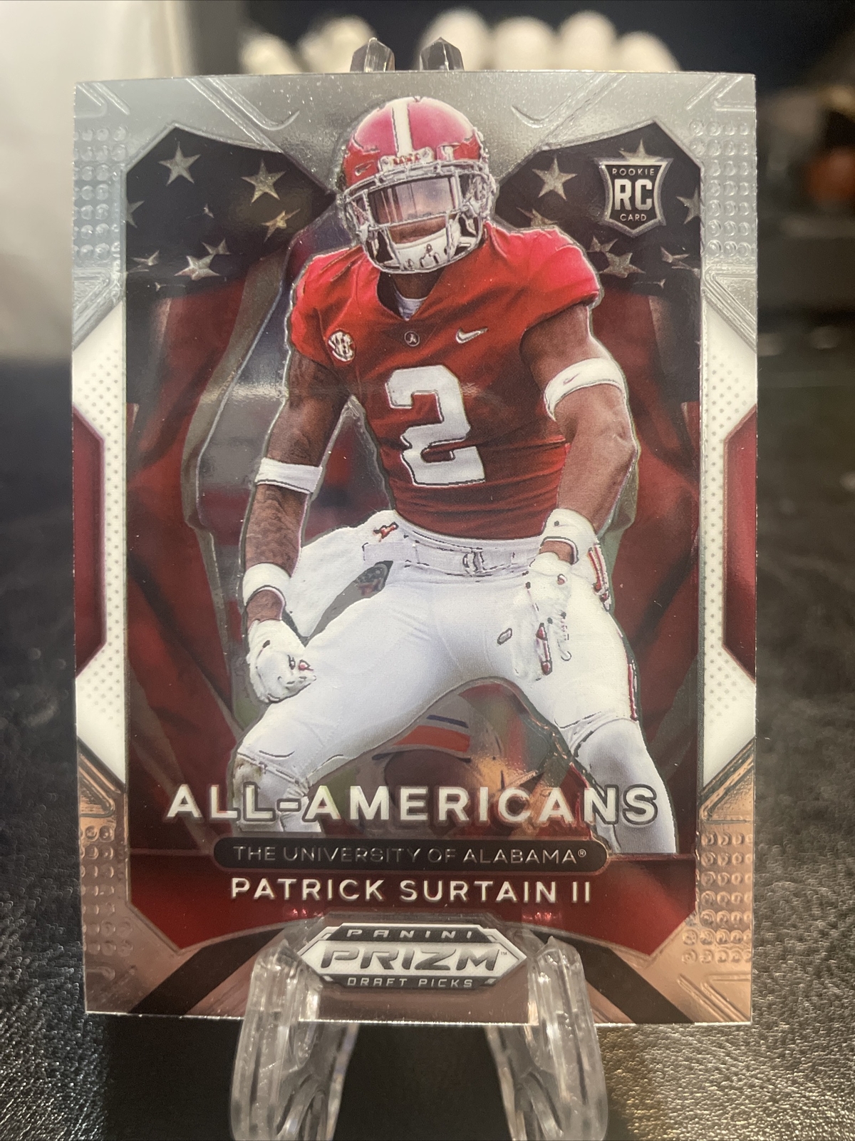 Patrick Surtain II 2021 Panini Prizm Draft Picks All-Americans Rookie RC #199