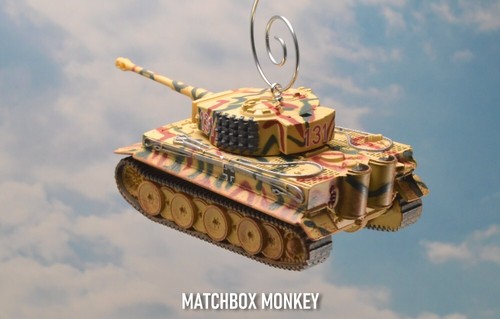 German Pzkpfw VI Tiger Ausf E 1st SS Panzer Tank Army Christmas Ornament Adorno - Picture 10 of 10