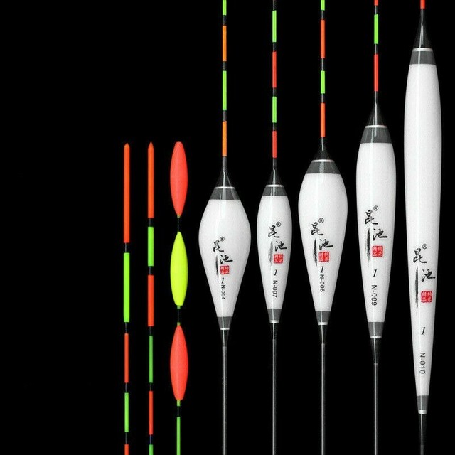 3x Waggler Fishing Float Sets Wood Carp Fish Bobbers Tackle Big