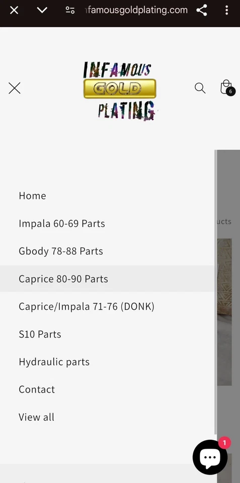 24k Gold Plated Window Crank Handles Cutlass Regal Monte Carlo Caprice Cadillac - Image 2 of 2