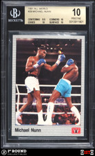 POP 1: Michael Nunn BGS 10: 1991 All World Boxing Pristine Card Gisto #29