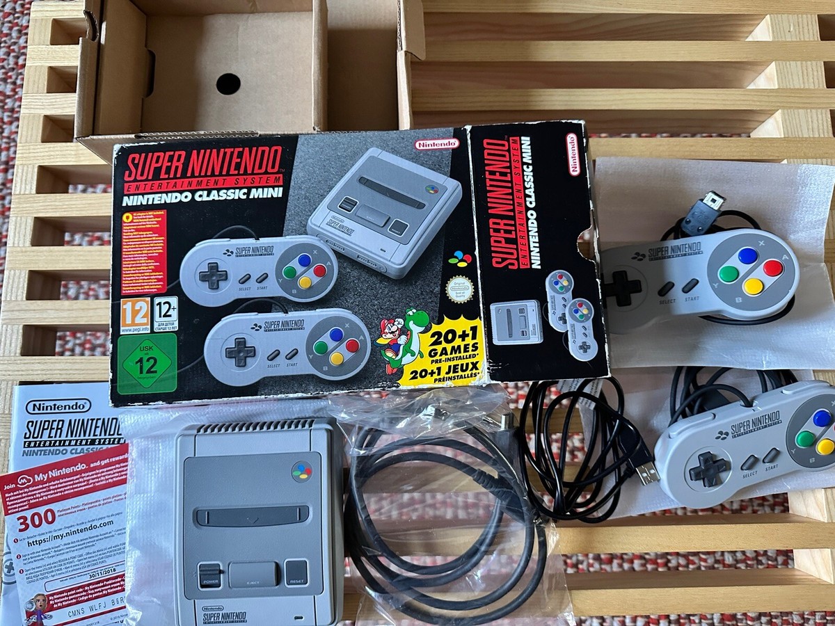 Nintendo SNES Classic Mini Home Console White/Grey 692622613890