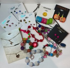 Mixed Kids JEWELRY Lot Pearl Enamel Beads Bracelet Necklace Earrings 22/01/09/11