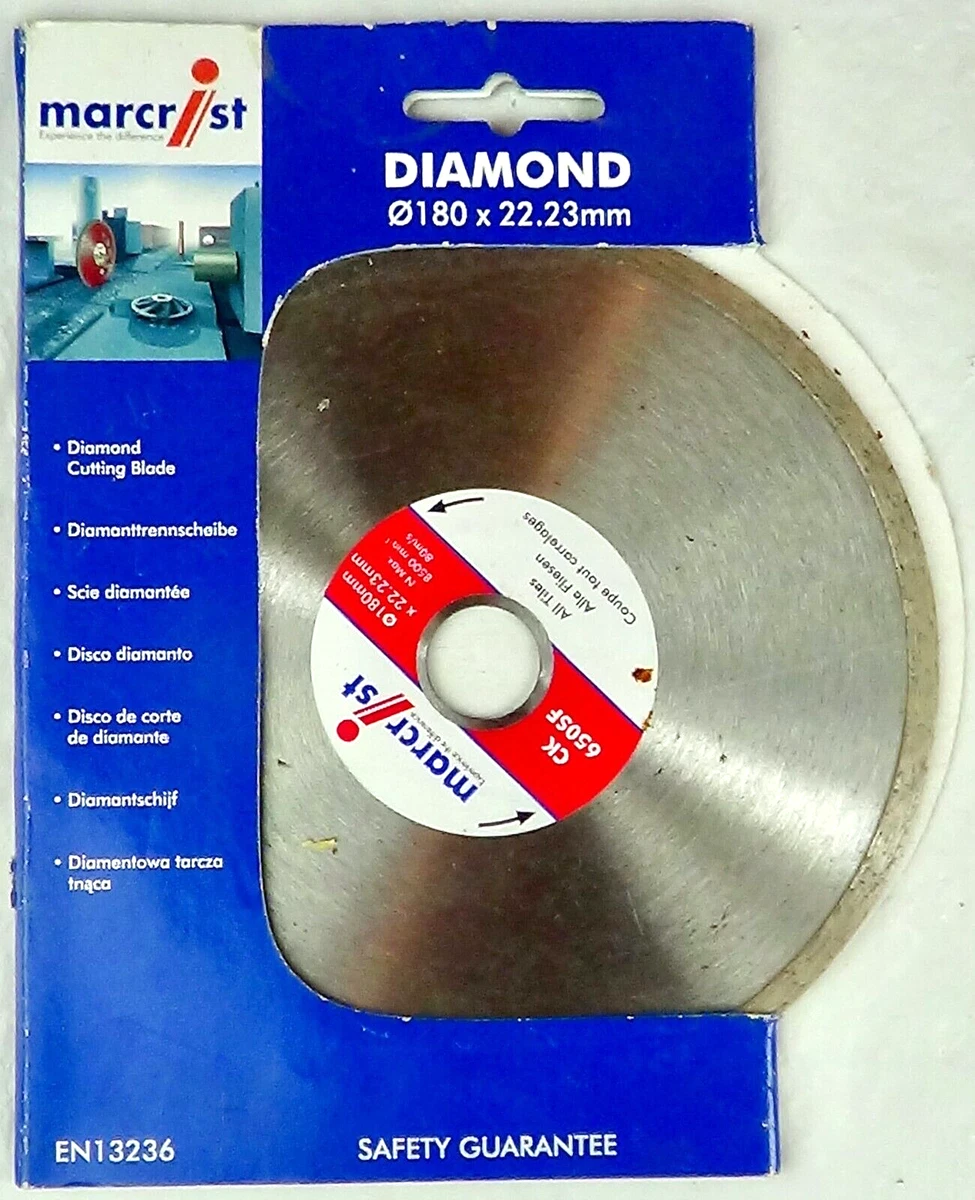 Marcrist Diamond Tile Blade CK650SF 180mm x 22.2mm New eBay