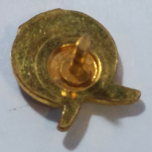 Pequeño pasador trasero vintage FOE Orden Fraternal de las Águilas de 1/2 - Imagen 3 de 3