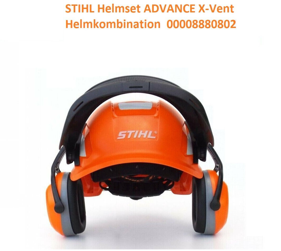 Casco Protettivo STIHL Function Basic Arancione - Per Lavori Forestali E Giardinaggio - Foto 4