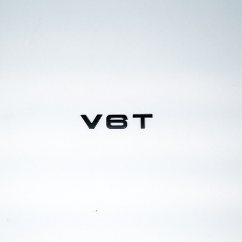 Audi V6T V8T Badge Emblem Decal Sticker Black Red Silver Fast & Free Shipping - Picture 8 of 13