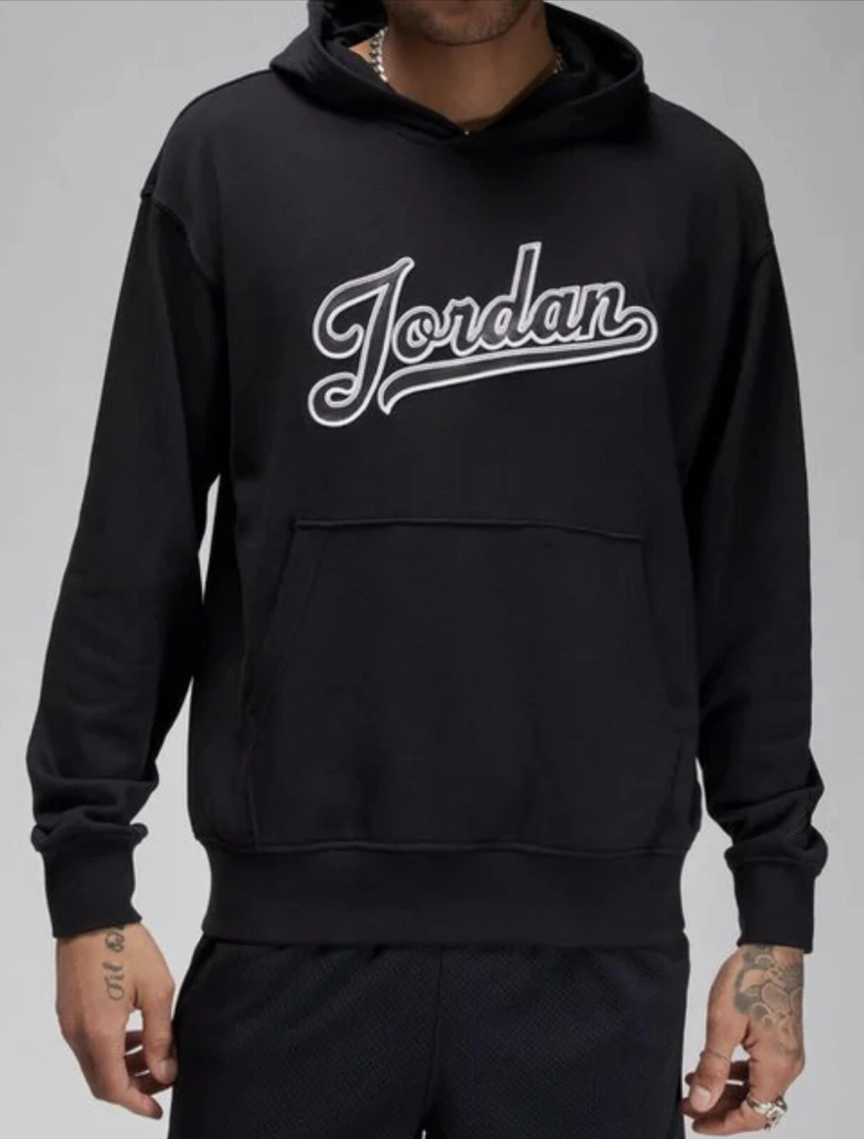 Jordan Flight MVP Fleece Pullover Hoodie. Men’s Medium (FN4613-010)