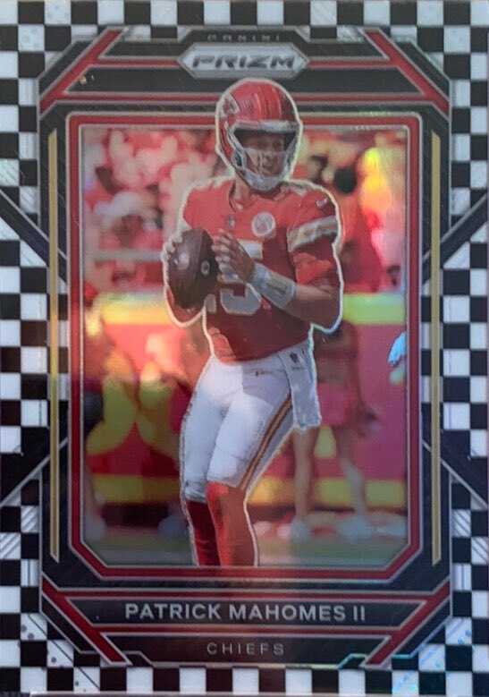 2022 Panini Prizm #139 Patrick Mahomes II - Chiefs Black and White Checker