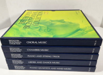 Beethoven Bicentennial Collection Boxed Sets of 5 Vinyl Records (5
