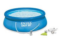 Intex 15' X 48 Easy Set Swimming Pool Kit W/ 1000 Gph Filter Pump & Skooba Vac on sale Intex 15' X 48 Easy Set Swimming Pool Kit W/ 1000 Gph Filter Pump & Skooba Vac on sale