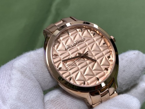 KARL LAGERFELD KL-4606 rose gold Dial 5 ATM rose gold S/S QUARTZ WOMEN'S WATCH