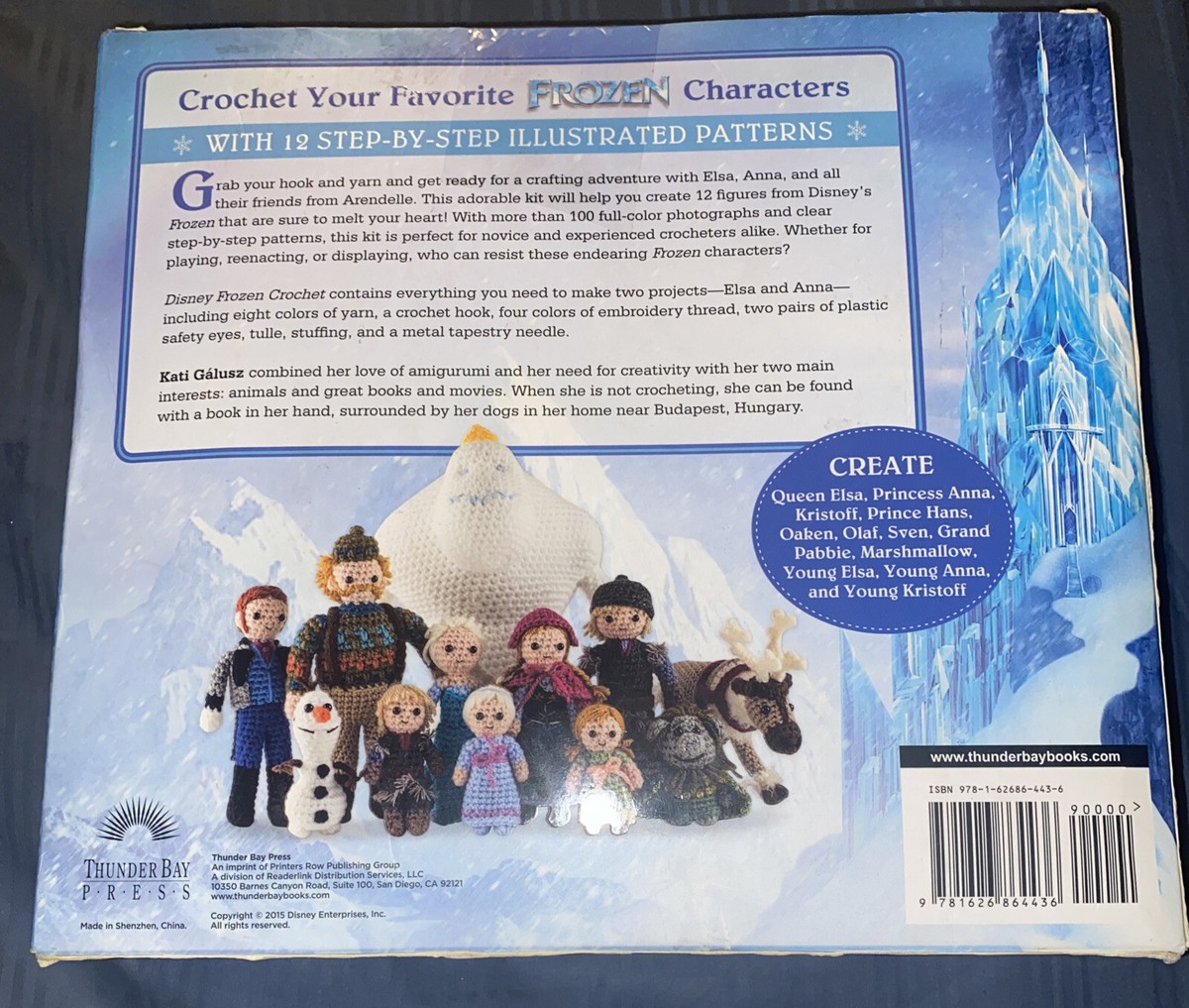 Disney Frozen Crochet Kit 12 Characters! Elsa Anna Kristoff Hans 