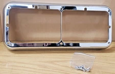 ~ NEW OEM PACCAR KENWORTH / PETERBILT RECTANGULAR DUAL HEADLIGHT BEZEL ~ RKLB001